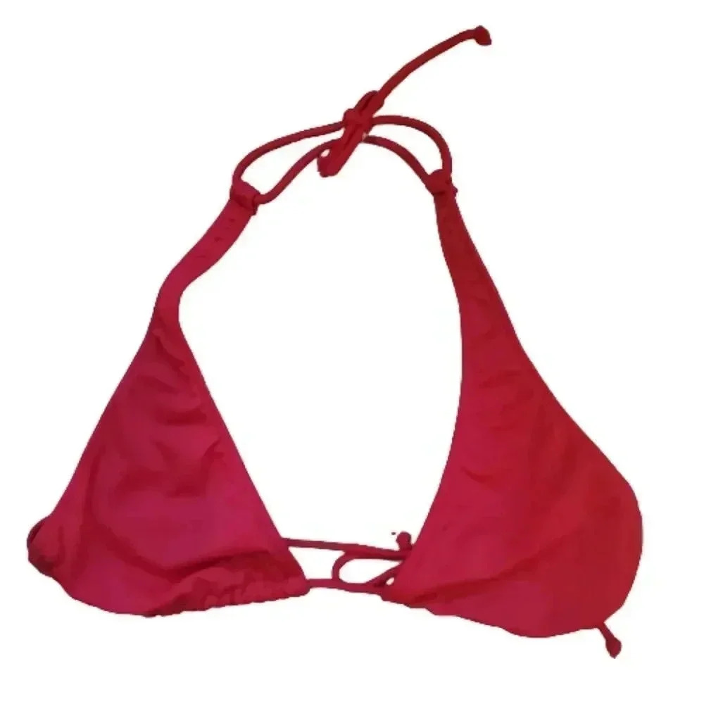 Venus red triangle bikini top Size B
